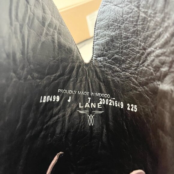 Lane LEXINGTON Over the Knee Womens Cowboy Boots 7 Pink Western Cowgirl Lace up - Picture 13 of 15